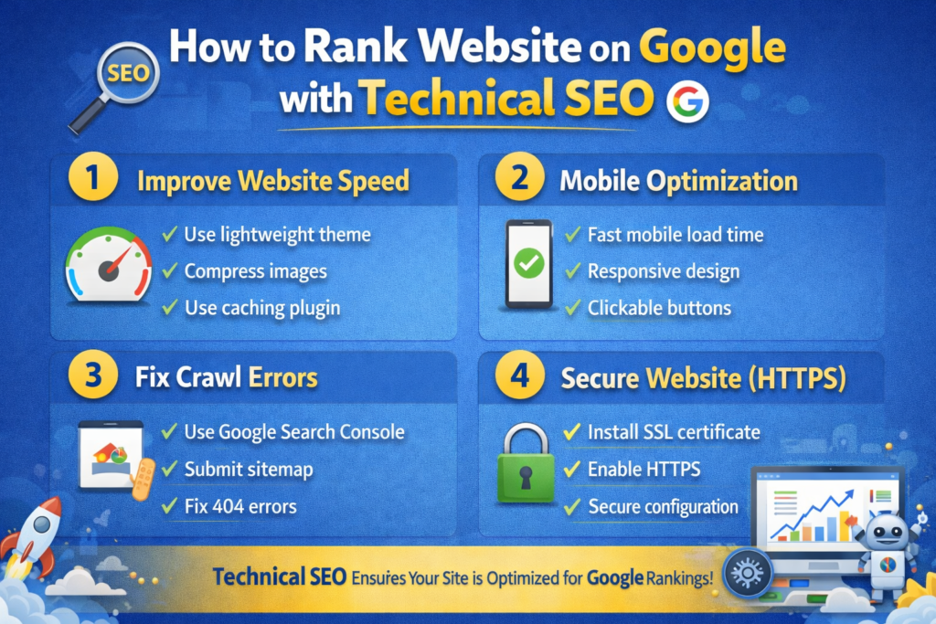 How to Rank Website on Google with Technical SEO