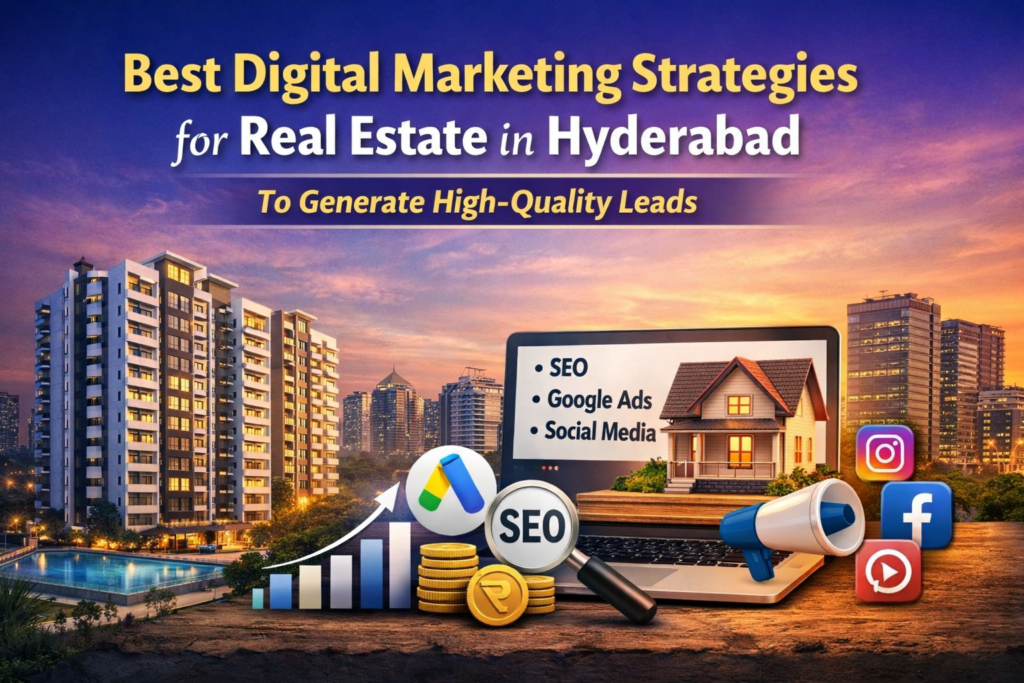 Best Digital Marketing Strategies for Real Estate in Hyderabad to Generate High-Quality Leads