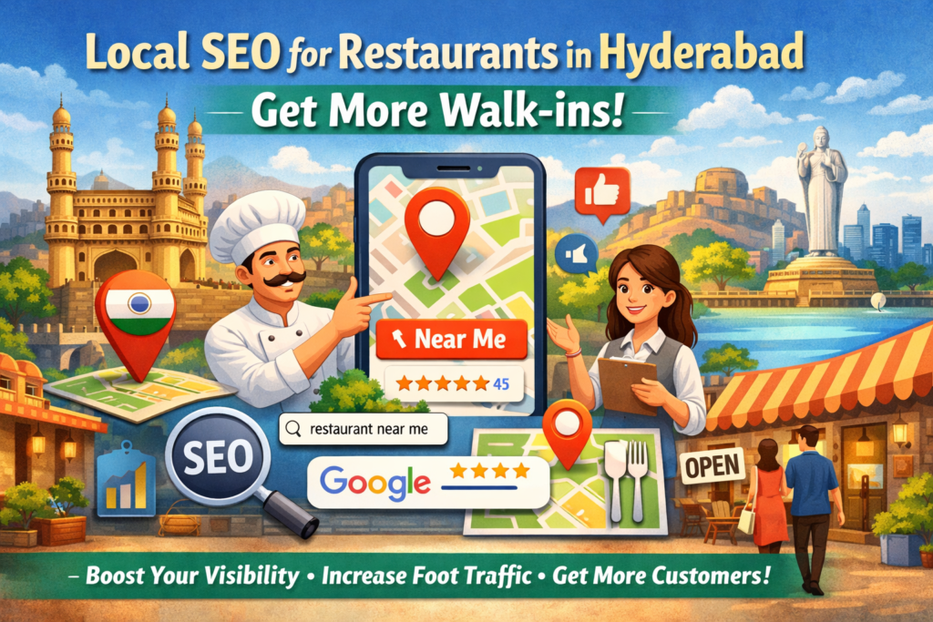 Local SEO for Restaurants in Hyderabad - Get more walk ins