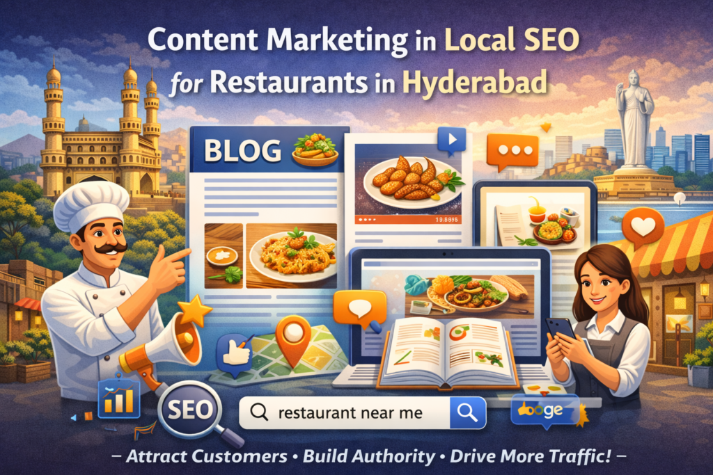 Content Marketing in Local SEO for Restaurants in Hyderabad