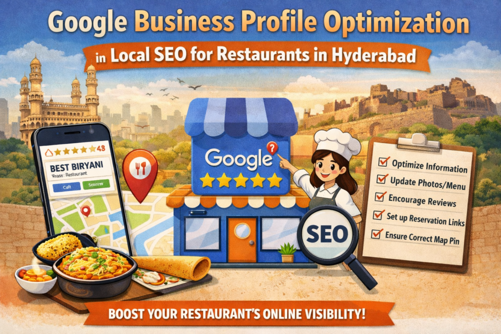 Google Business Profile Optimization in Local SEO for Restaurants in Hyderabad