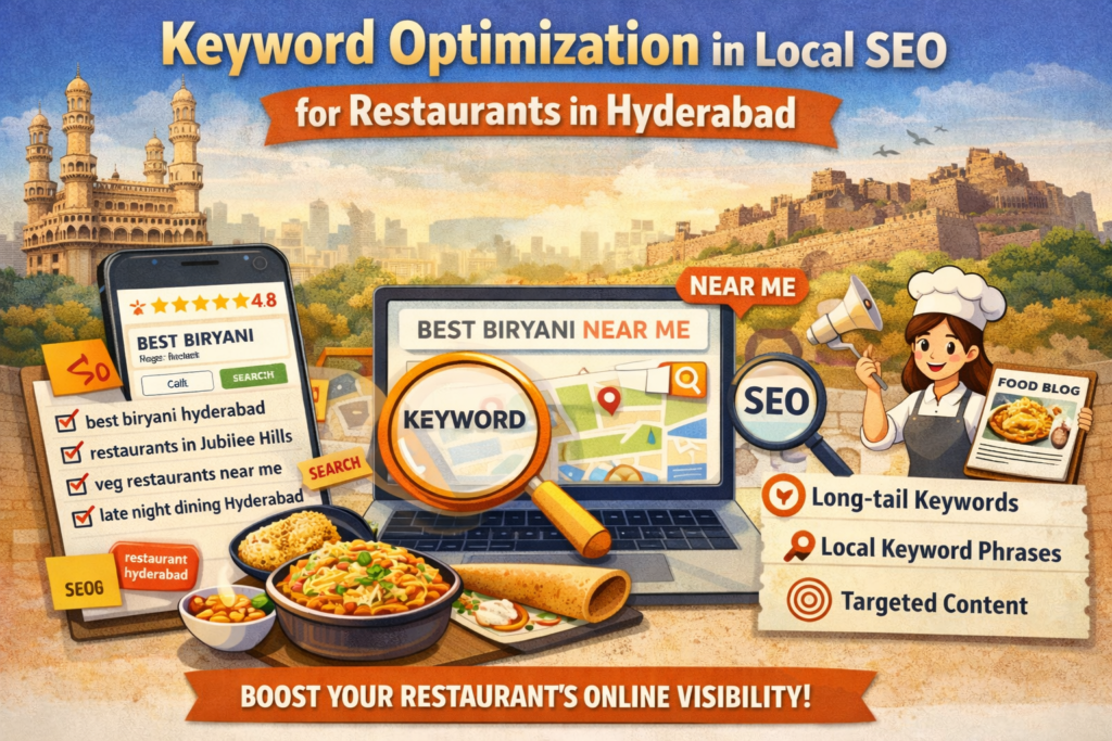 Keyword Optimization in Local SEO for Restaurants in Hyderabad